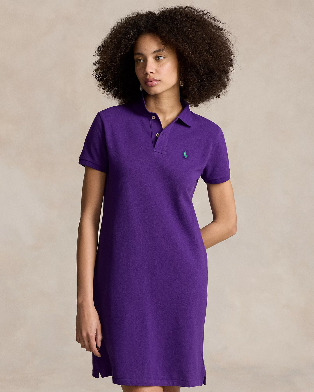 Ralph Lauren Cotton Mesh Polo Dress