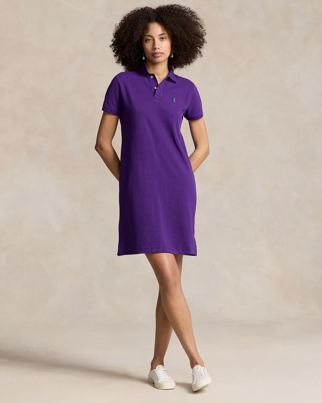 Ralph Lauren Cotton Mesh Polo Dress