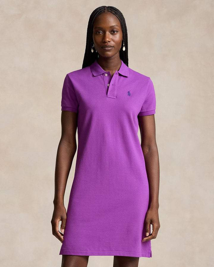Ralph Lauren Cotton Mesh Polo Dress