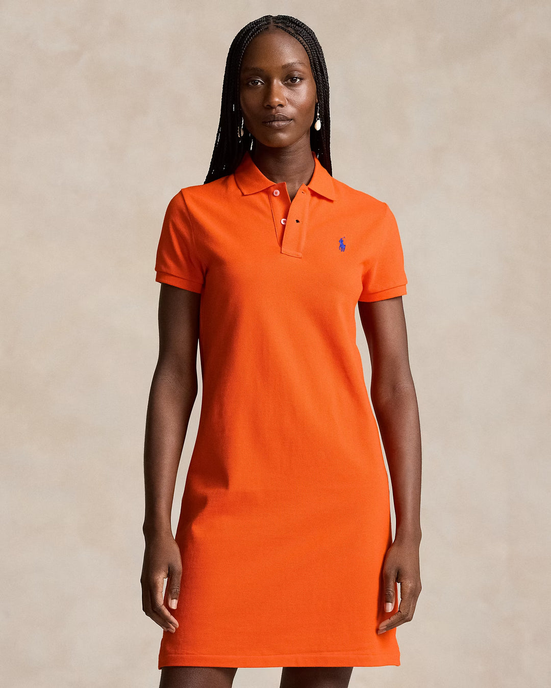 Ralph Lauren Cotton Mesh Polo Dress