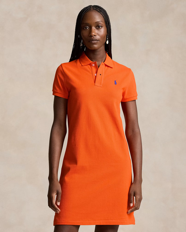 Ralph Lauren Cotton Mesh Polo Dress