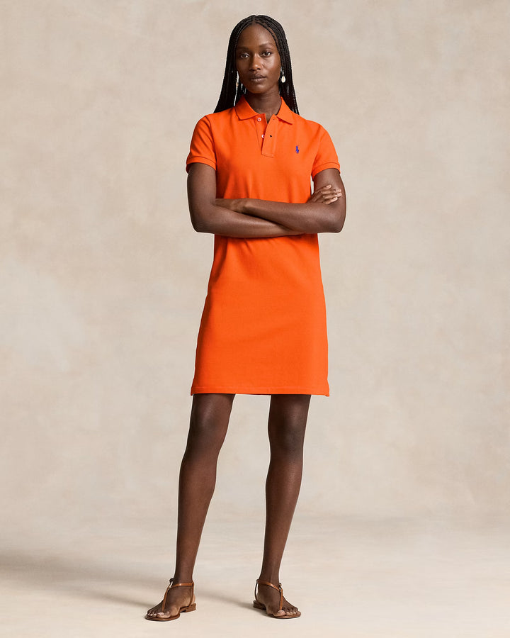 Ralph Lauren Cotton Mesh Polo Dress