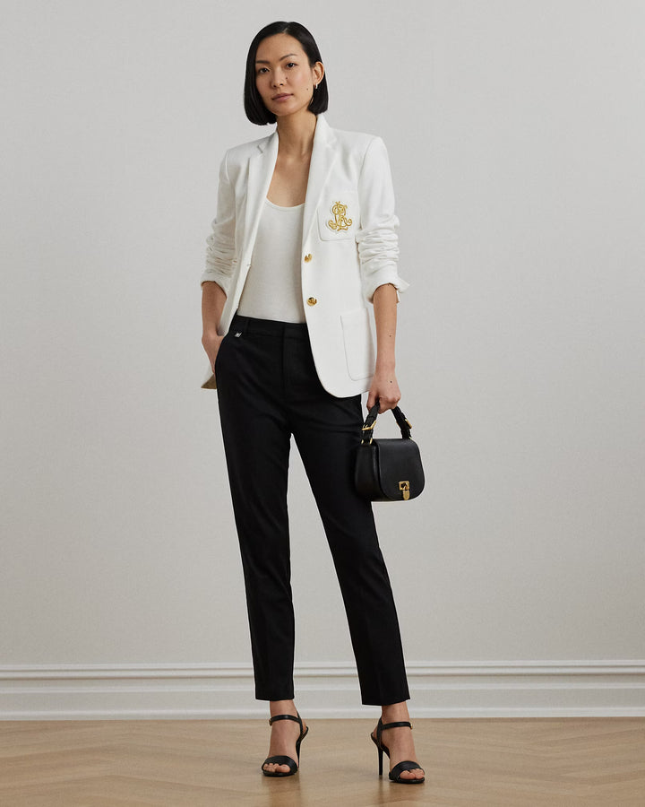 Ralph Lauren Double-Faced Stretch Cotton Pant