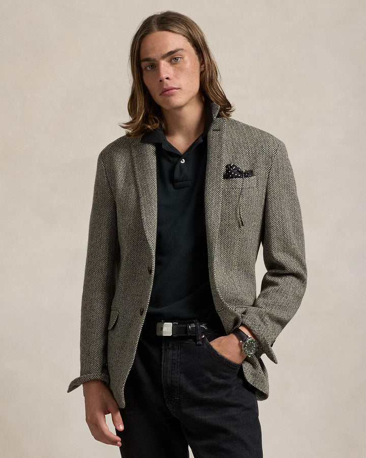 Ralph Lauren Polo Soft Tailored Herringbone Jacket