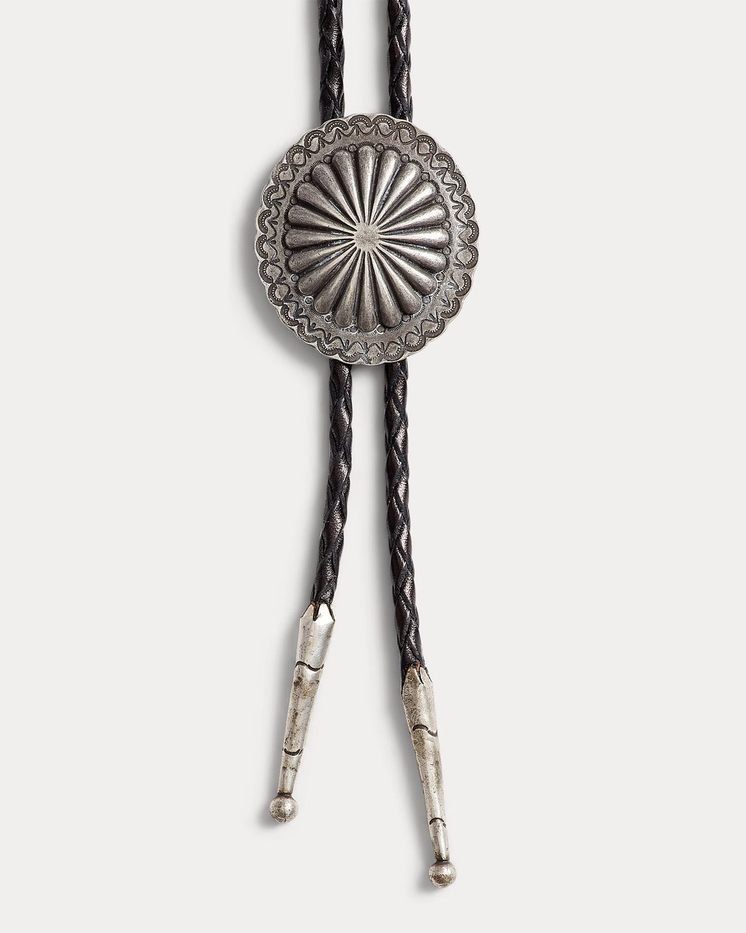 Ralph Lauren Braided Leather Bolo Tie