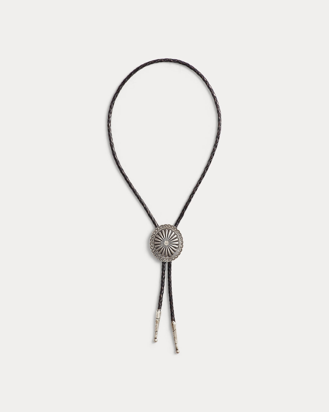 Ralph Lauren Braided Leather Bolo Tie