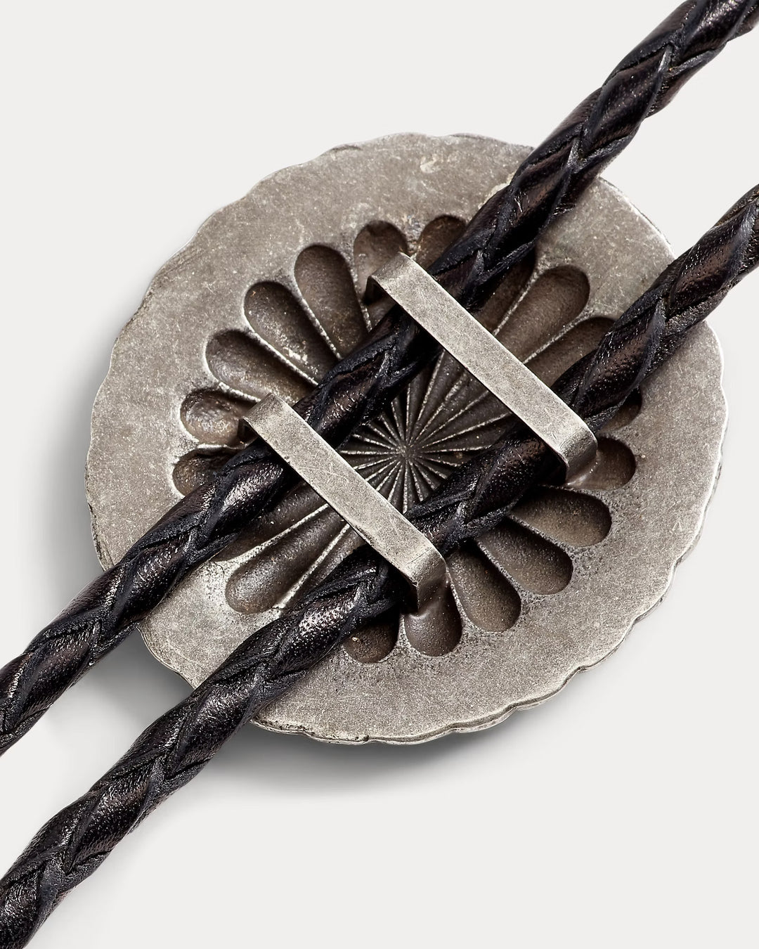 Ralph Lauren Braided Leather Bolo Tie