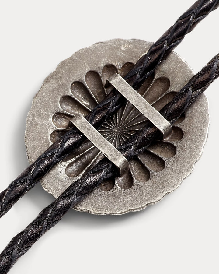 Ralph Lauren Braided Leather Bolo Tie