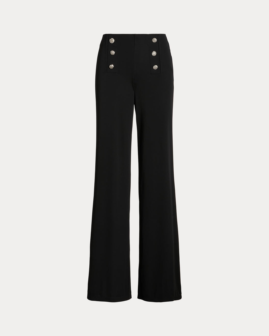 Ralph Lauren Stretch Jersey Wide-Leg Pant