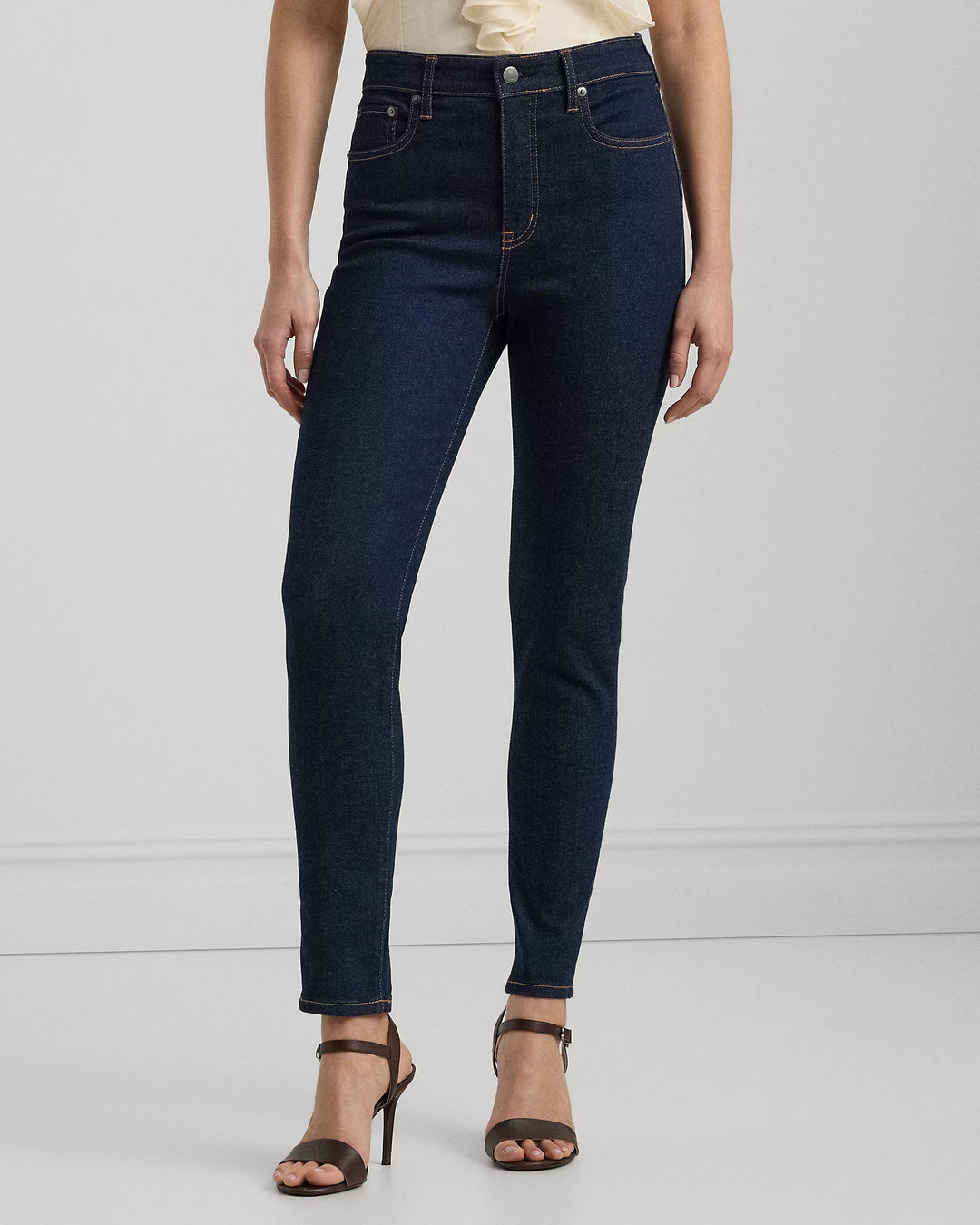 Ralph Lauren High-Rise Skinny Ankle Jean