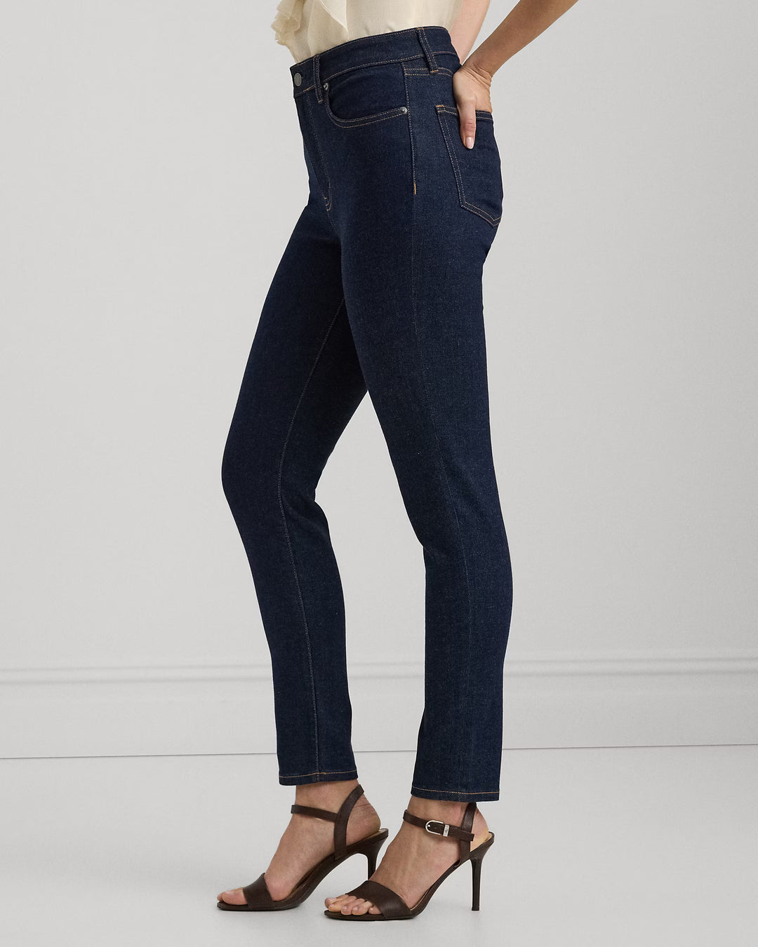 Ralph Lauren High-Rise Skinny Ankle Jean