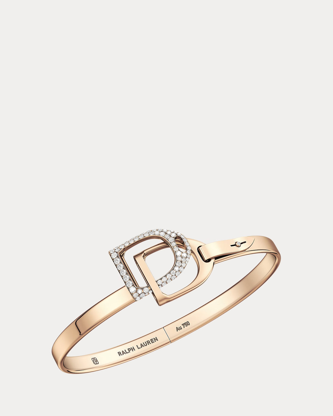 Ralph Lauren Pavé Diamond Double-Stirrup Bangle