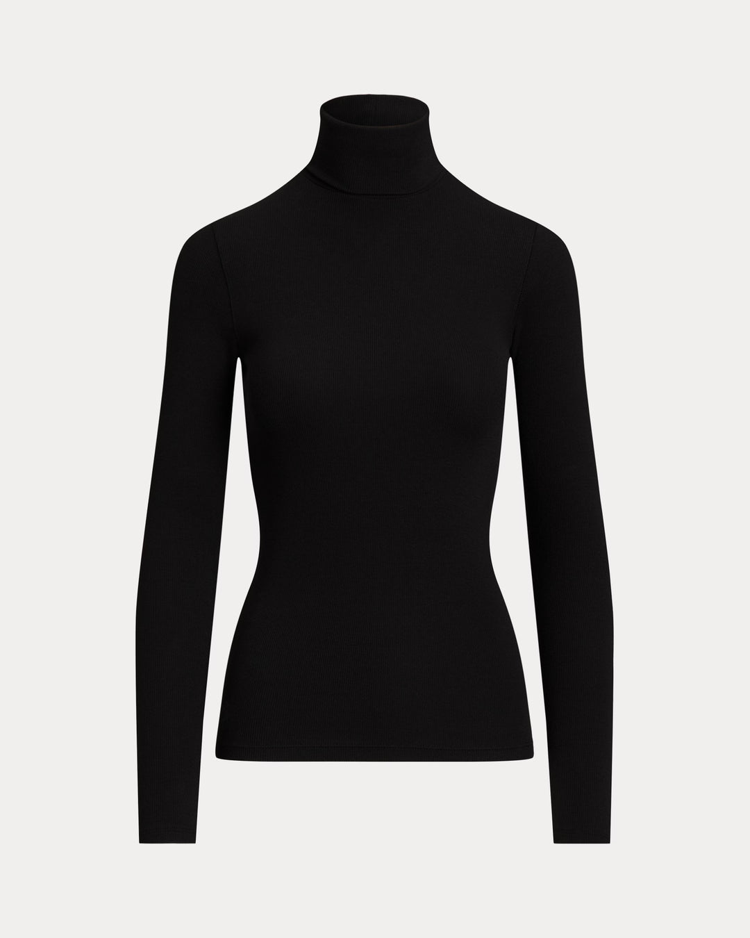 Ralph Lauren Stretch Ribbed Turtleneck