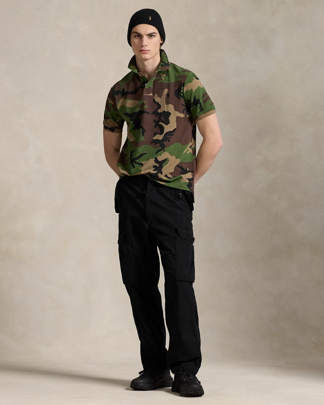 Ralph Lauren Classic Fit Camo Mesh Polo Shirt