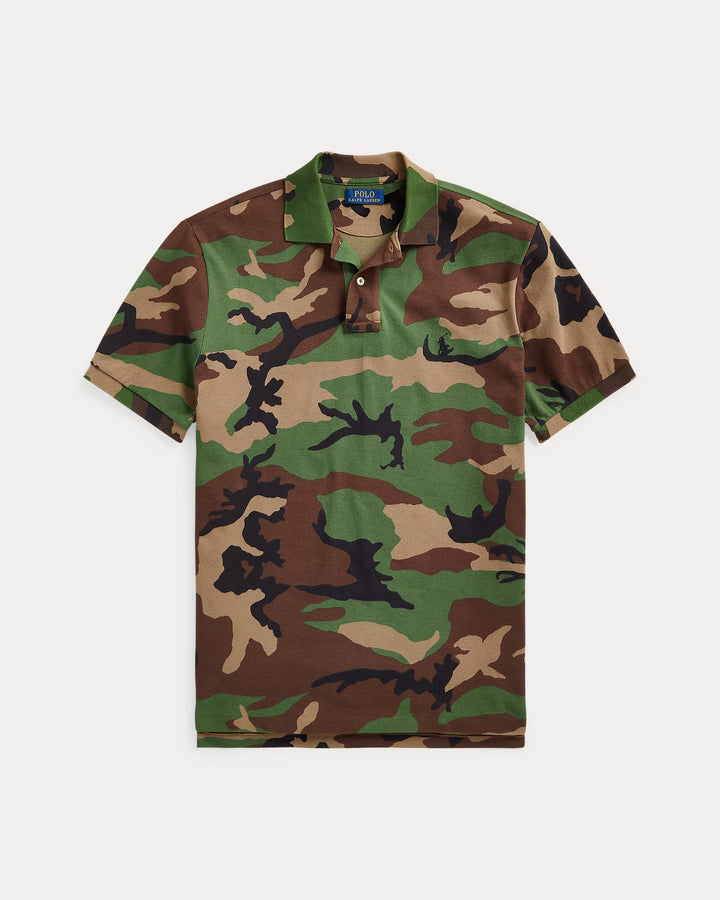 Ralph Lauren Classic Fit Camo Mesh Polo Shirt