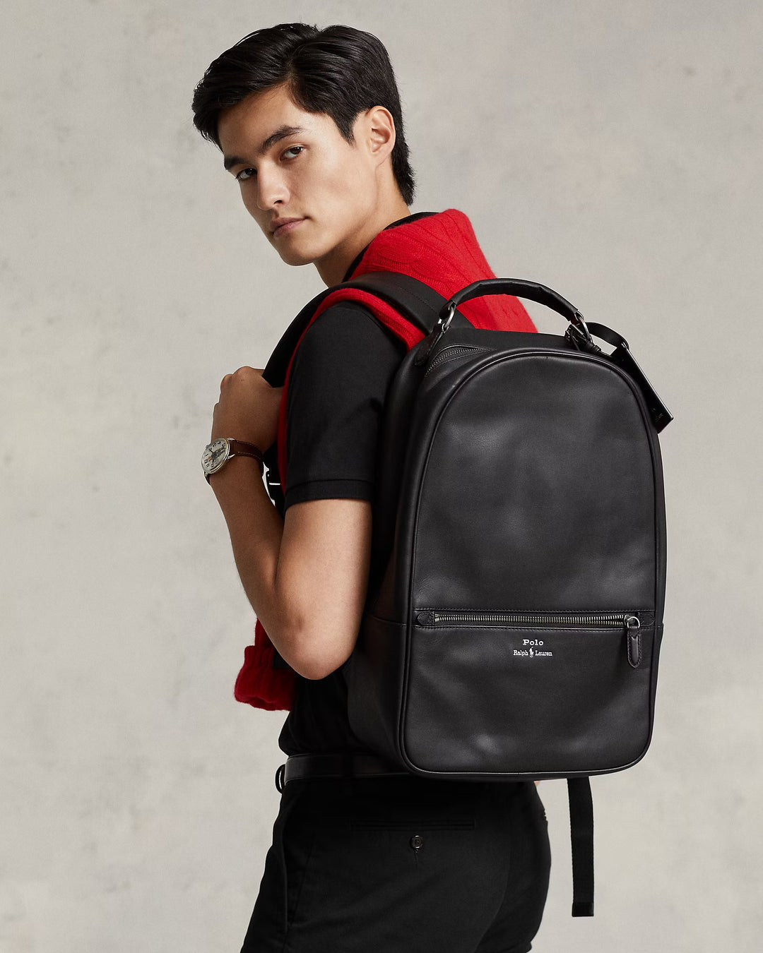 Ralph Lauren Leather Backpack