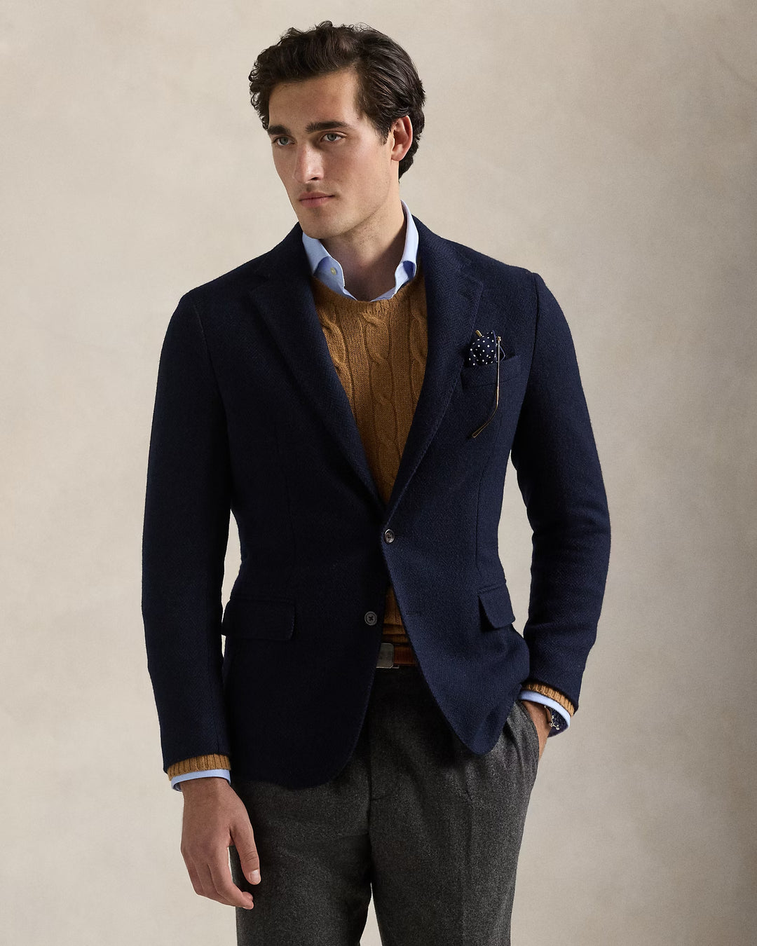 Ralph Lauren Polo Soft Tailored Herringbone Jacket