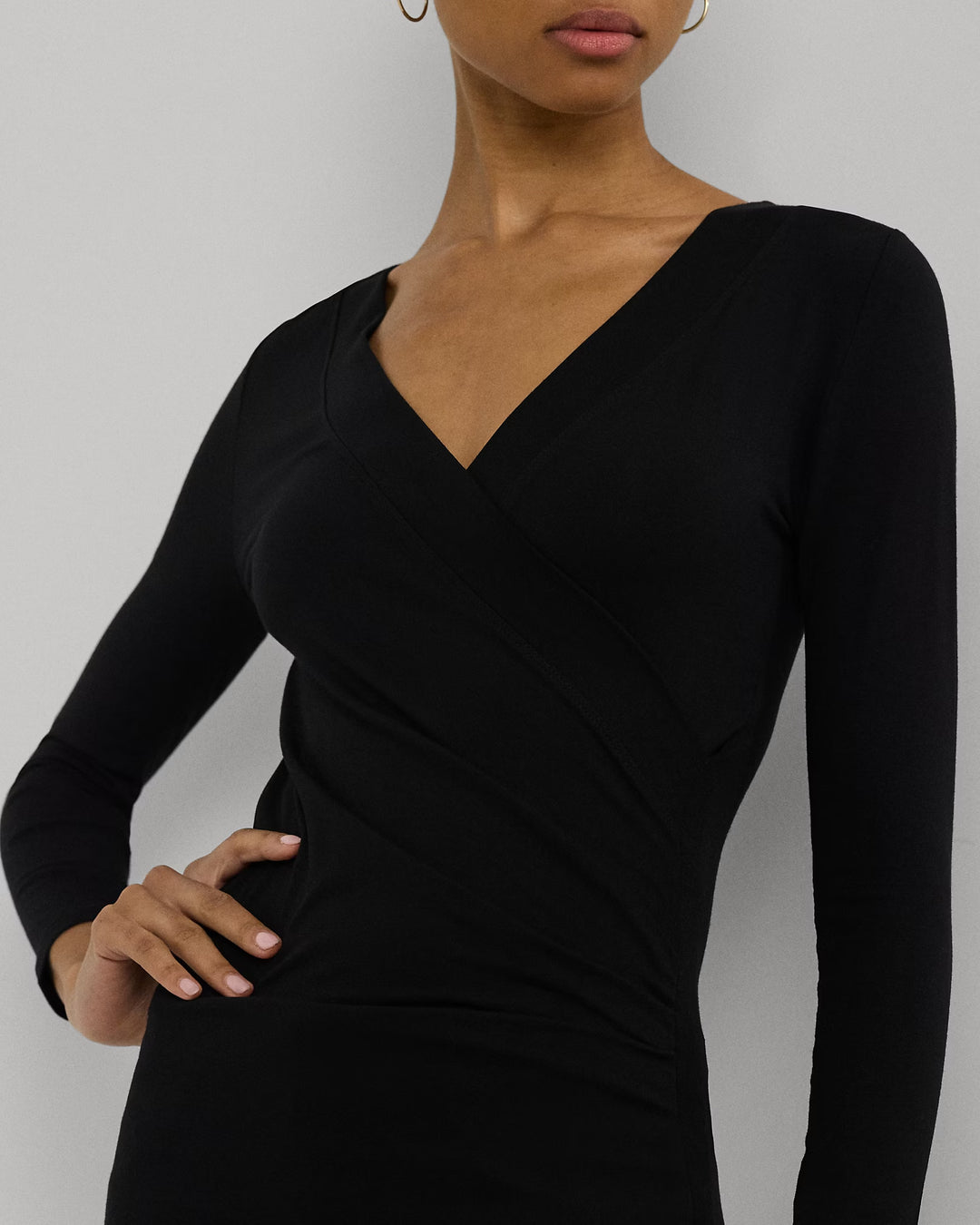 Ralph Lauren Surplice Jersey Top