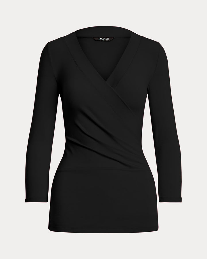Ralph Lauren Surplice Jersey Top