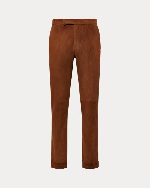 Ralph Lauren Suede Suit Trouser