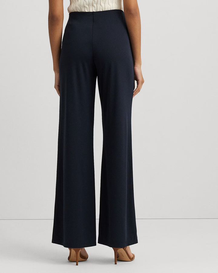 Ralph Lauren Stretch Jersey Wide-Leg Pant