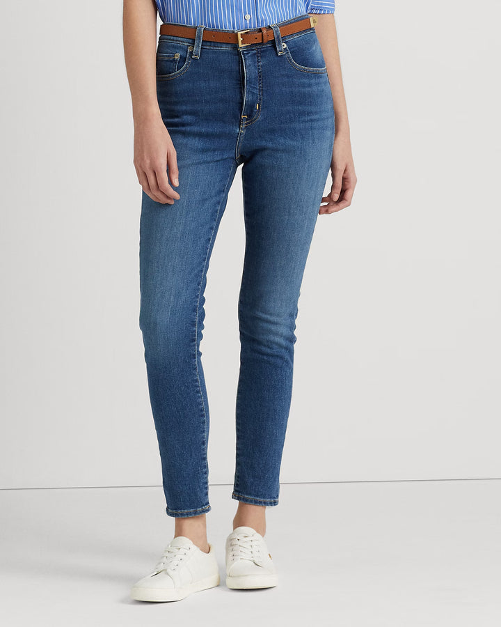 Ralph Lauren High-Rise Skinny Ankle Jean