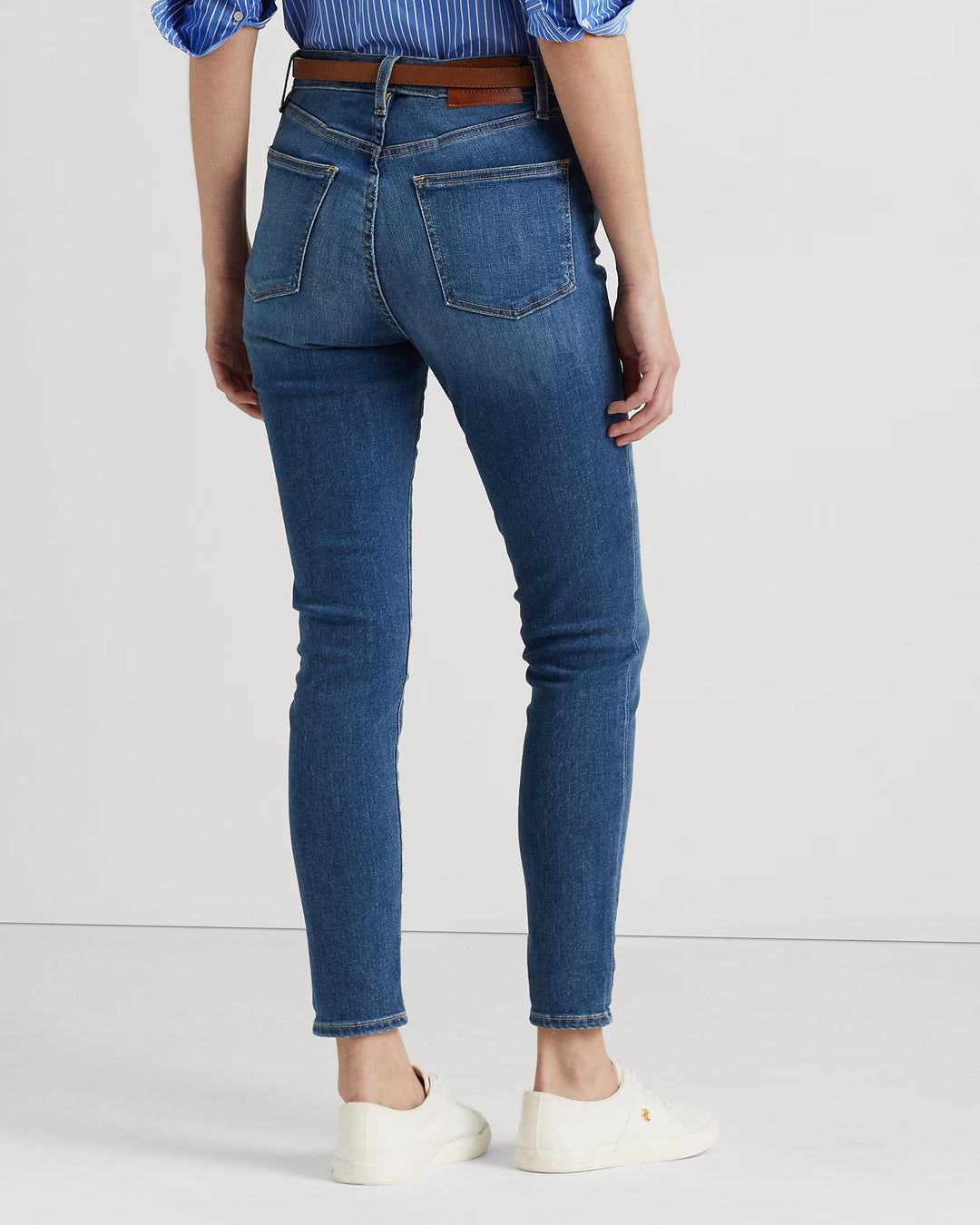 Ralph Lauren High-Rise Skinny Ankle Jean
