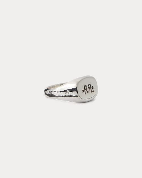 Ralph Lauren Handmade Sterling Silver Signet Ring