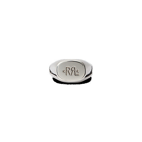 Ralph Lauren Handmade Sterling Silver Signet Ring