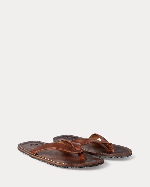 Ralph Lauren Leather Flip-Flop