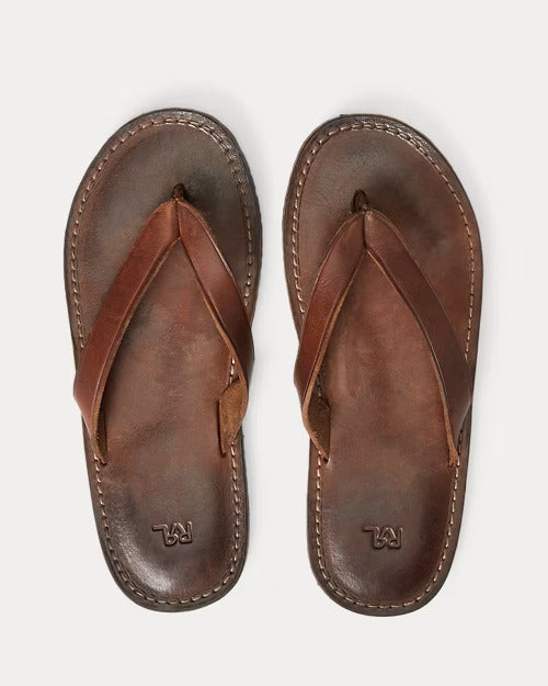 Ralph Lauren Leather Flip-Flop