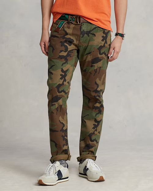 Ralph Lauren Varick Slim Straight Polo Pony Camo Jean
