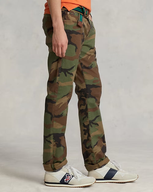 Ralph Lauren Varick Slim Straight Polo Pony Camo Jean