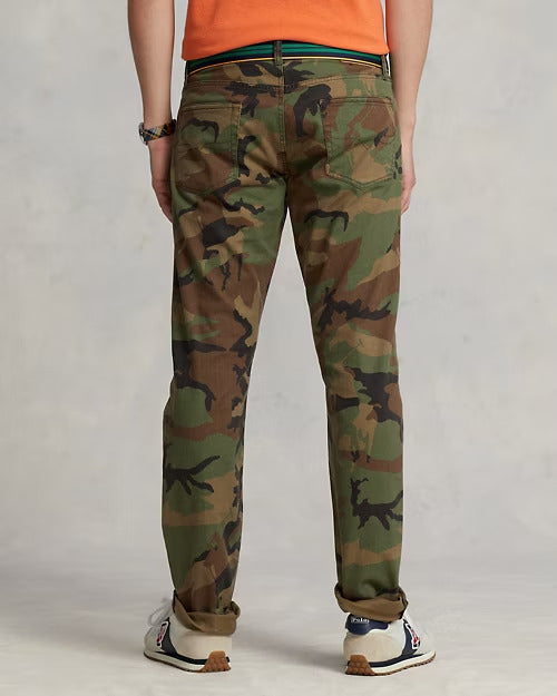 Ralph Lauren Varick Slim Straight Polo Pony Camo Jean