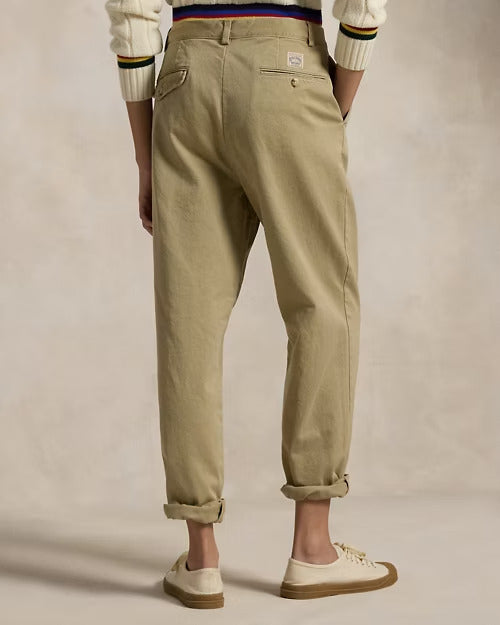 Ralph Lauren Whitman Relaxed Fit Pleated Chino Pant