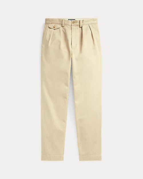 Ralph Lauren Whitman Relaxed Fit Pleated Chino Pant