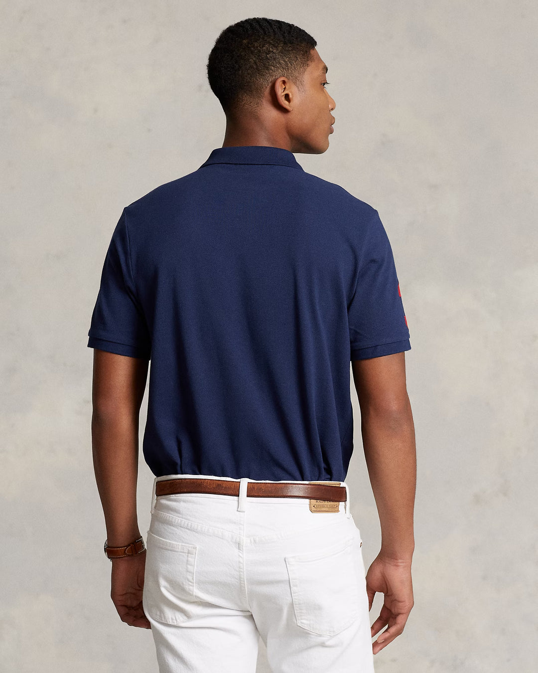 Ralph Lauren Classic Fit Triple-Pony Mesh Polo Shirt
