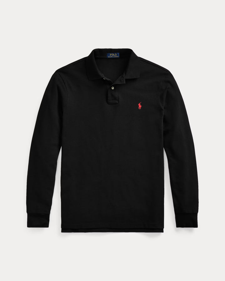 Ralph Lauren Mesh Long-Sleeve Polo Shirt – All Fits