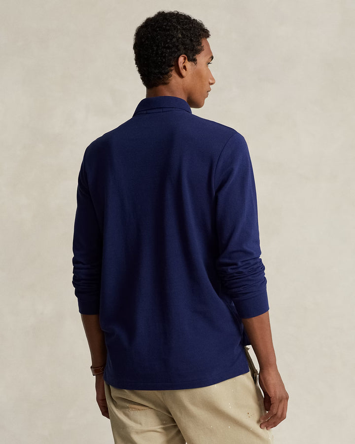 Ralph Lauren Mesh Long-Sleeve Polo Shirt – All Fits