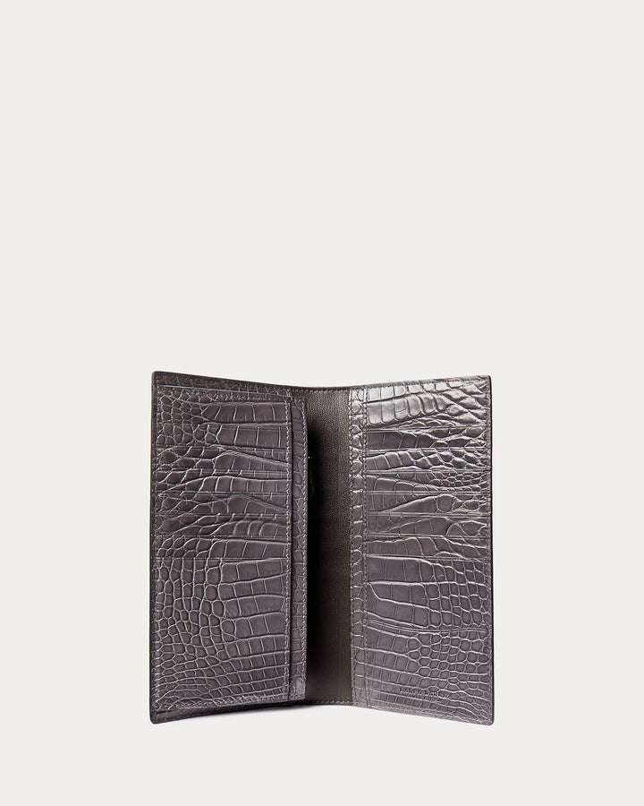 Ralph Lauren Alligator Continental Wallet