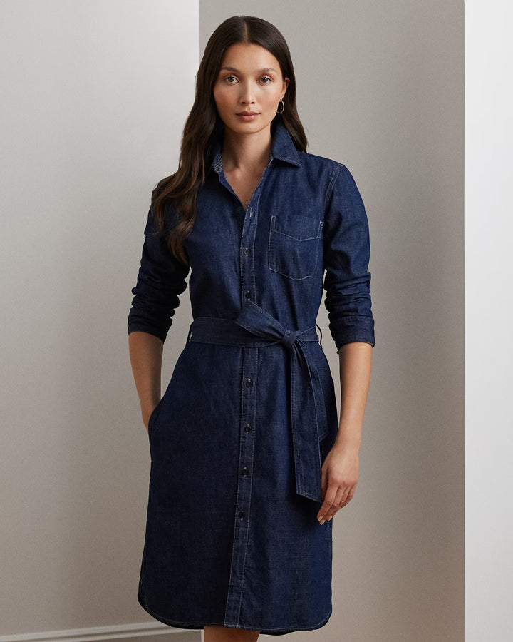 Ralph Lauren Belted Denim Shirtdress