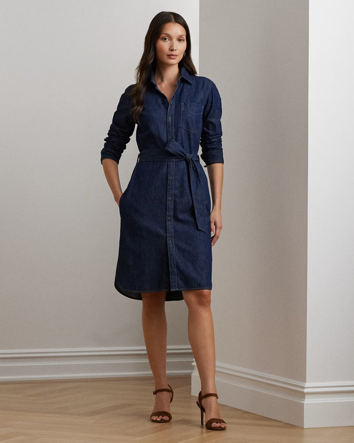 Ralph Lauren Belted Denim Shirtdress