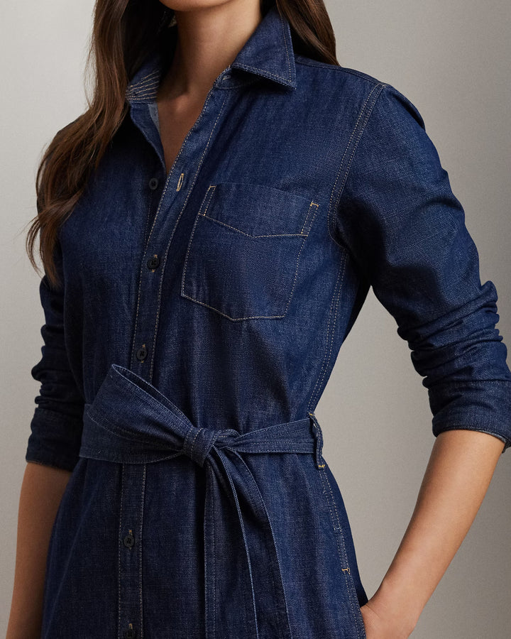Ralph Lauren Belted Denim Shirtdress