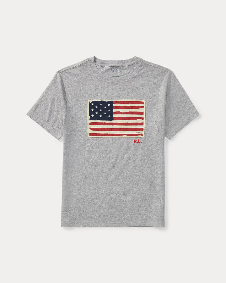 Ralph Lauren Flag Cotton Jersey Tee