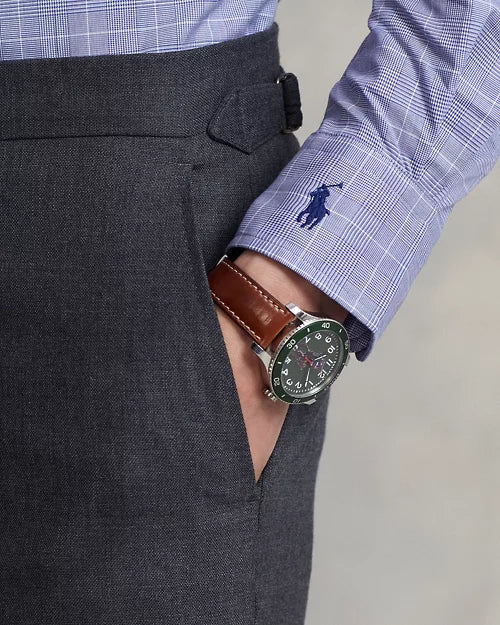 Ralph Lauren Custom Fit Glen Plaid Twill Shirt