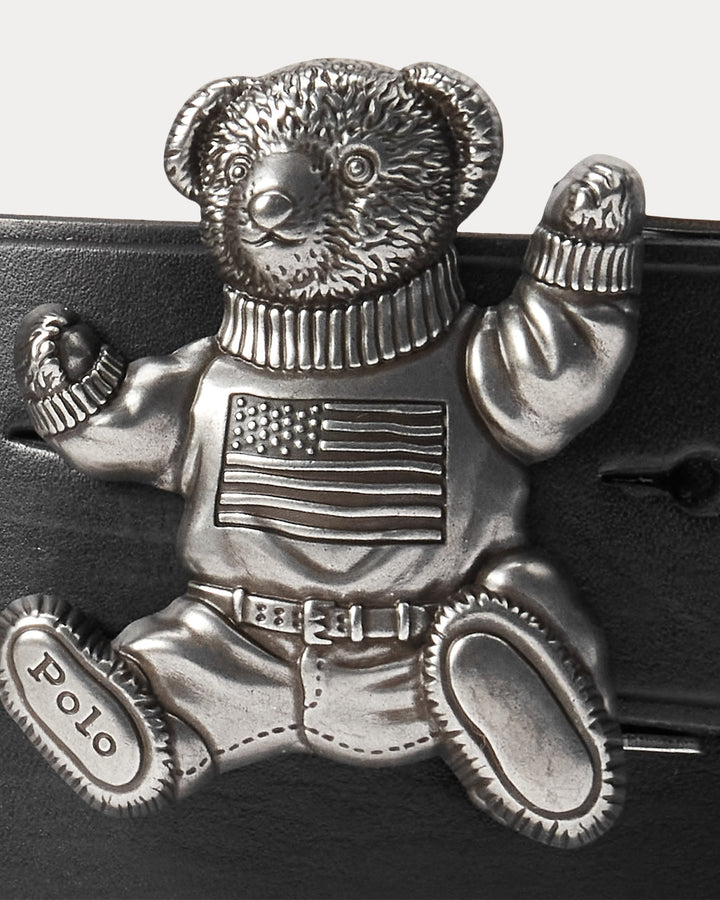 Ralph Lauren Polo Bear Leather Belt