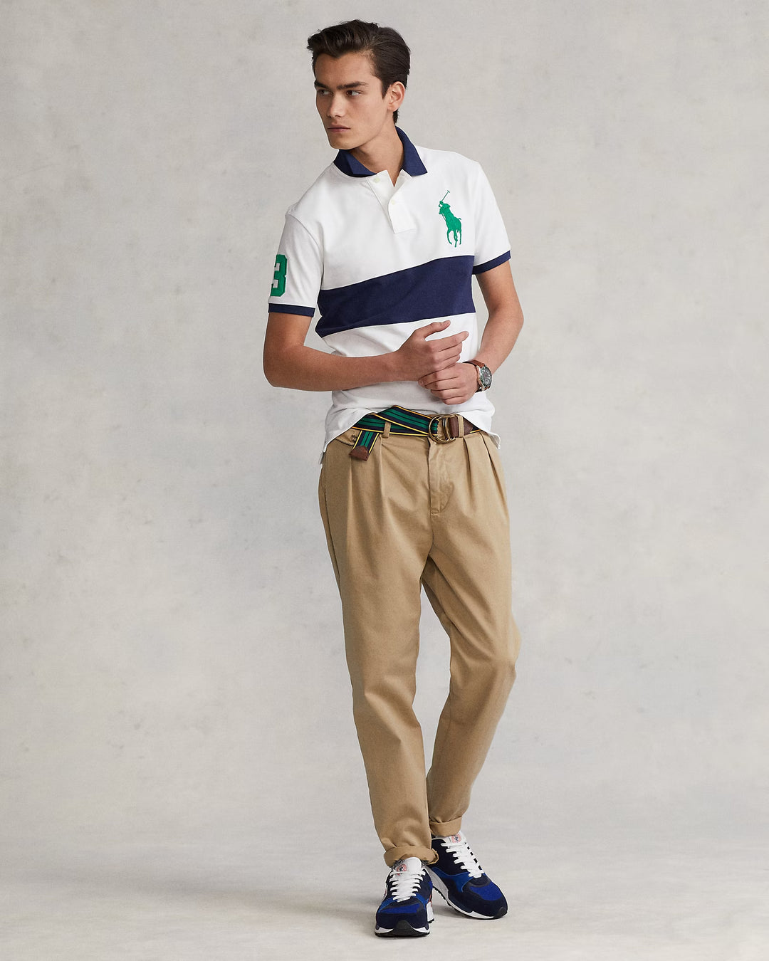 Ralph Lauren Classic Fit Big Pony Mesh Polo Shirt