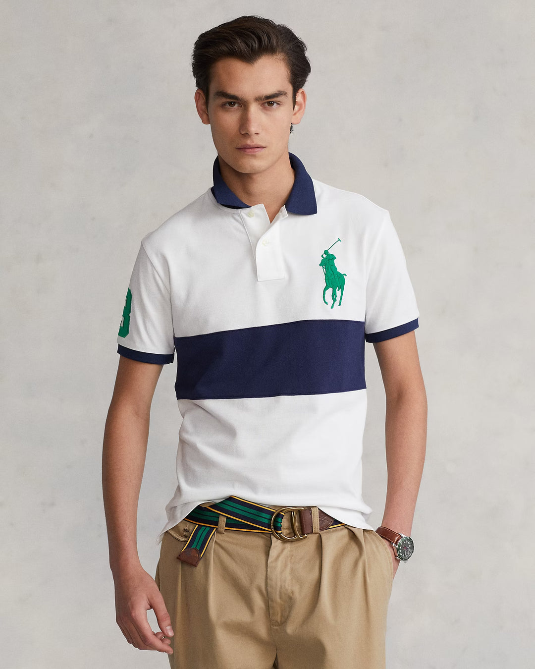 Ralph Lauren Classic Fit Big Pony Mesh Polo Shirt