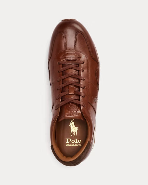 Ralph Lauren Train 85 Leather Sneaker