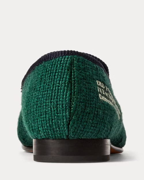 Ralph Lauren Paxton Nautical Needlepoint Slipper